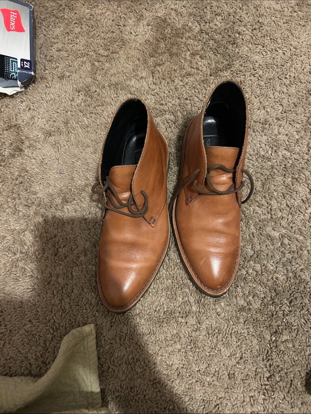 Brown Leather Chukka Boots